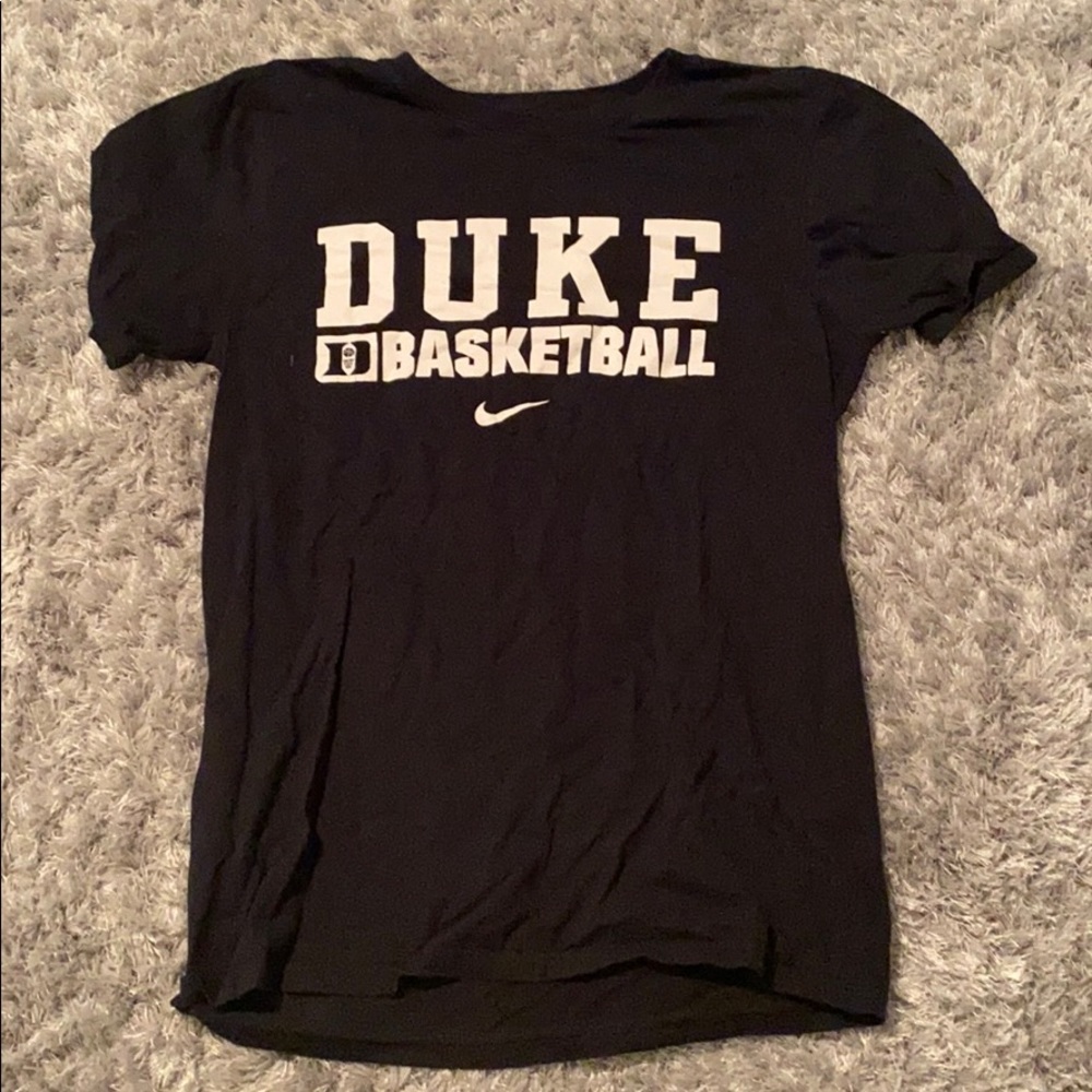 black nike duke basketball tee